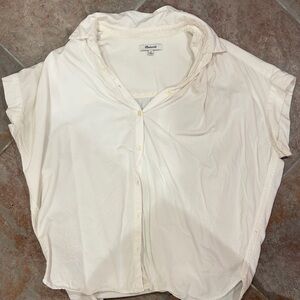 Madewell Cream Button-Down Shirt